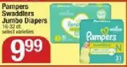 Star Market Pampers Swaddlers Jumbo Diapers offer