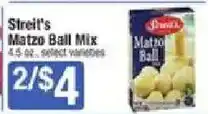 Star Market Streit's Matzo Ball Mix offer