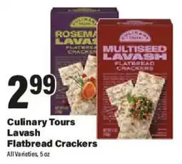 Big Y Culinary Tours Lavash Flatbread Crackers offer
