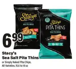 Big Y Stacy's Sea Salt Pita Thins offer
