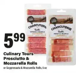 Big Y Culinary Tours Prosciutto & Mozzarella Rolls offer