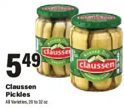 Big Y Claussen Pickles offer