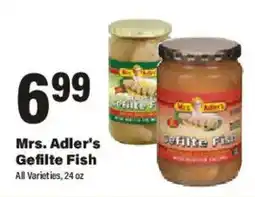 Big Y Mrs. Adler's Gefilte Fish offer