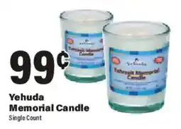 Big Y Yehuda memorial candle offer