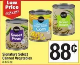 Shaw's Signature Select Canned Vegetables offer