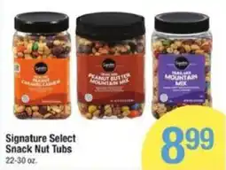 Shaw's Signature Select Snack Nut Tubs offer