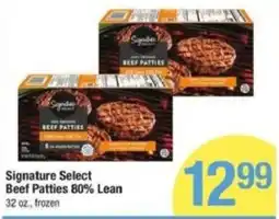 Shaw's Signature Select Beef Patties offer