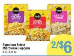 Shaw's Signature Select Microwave Popcorn offer