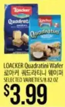 Hmart Loacker Quadratini Wafer offer