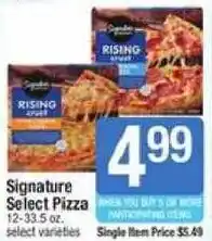 Shaw's Signature Select Pizza offer