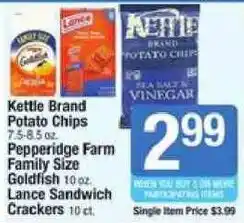 Shaw's Kettle Brand Potato Chips offer