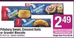 Shaw's Pillsbury Sweet, Crescent Rolls or Grands! Biscuits offer