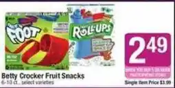 Shaw's Betty Crocker Fruit Snacks offer
