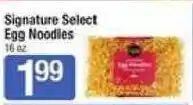 Shaw's Signature Select egg noodles offer