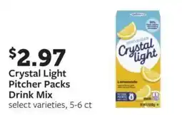Fareway Crystal Light Pitcher Packs Drink Mix offer