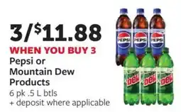 Fareway Pepsi or Mountain Dew Products offer