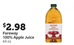 Fareway Fareway 100% Apple Juice offer