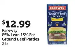 Fareway Fareway ground beef patties offer