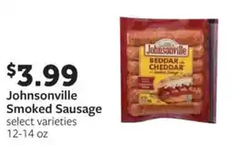 Fareway Johnsonville smoked sausage offer
