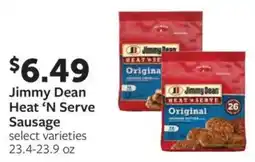 Fareway Jimmy Dean Heat 'N Serve Sausage offer