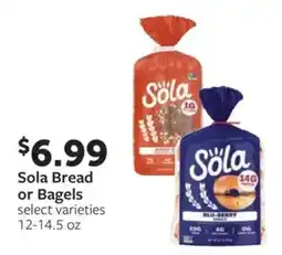 Fareway Sola Bread or Bagels offer