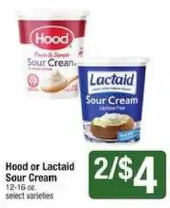 Shaw's Hood or Lactaid Sour Cream offer