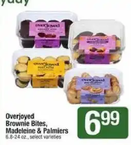 Shaw's Overjoyed Brownie Bites, Madeleine & Palmiers offer