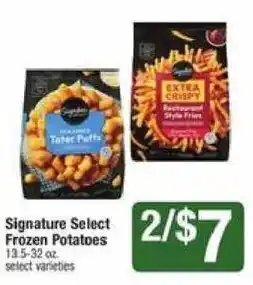 Shaw's Signature Select Frozen Potatoes offer