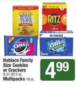 Shaw's Nabisco Family Cookies or Crackers offer