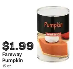 Fareway Fareway Pumpkin offer