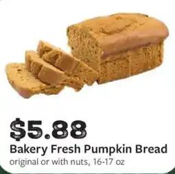 Fareway Bakery Fresh Pumpkin Bread offer