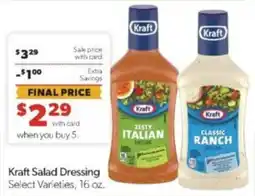 Family Fare Kraft salad dressing offer