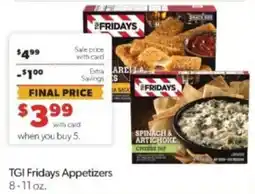 Family Fare Tgi Fridays appetizers offer
