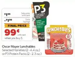 Family Fare Oscar Mayer Lunchables offer