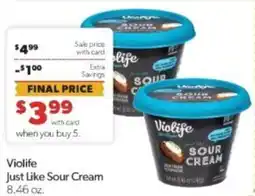 Family Fare Violife just like sour cream offer