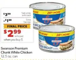 Family Fare Swanson Premium Chunk White Chicken offer