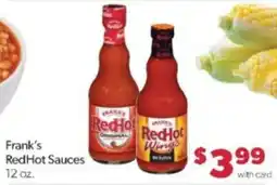 Family Fare Frank's RedHot Sauces offer