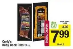 Shaw's Curly's Baby Back Ribs offer