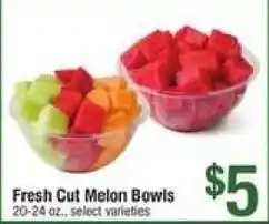 Shaw's Fresh Cut Melon Bowls offer