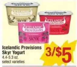 Shaw's Icelandic Provisions Skyr Yogurt offer
