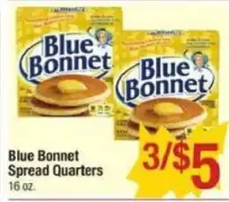Shaw's Blue Bonnet Spread Quarters offer