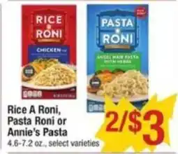 Shaw's Rice A Roni, Pasta Roni or Annie's Pasta offer