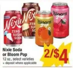 Shaw's Nixie Soda or Bloom Pop offer