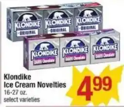 Shaw's Klondike Ice Cream Novelties offer