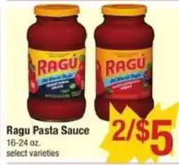 Shaw's Ragu Pasta Sauce offer