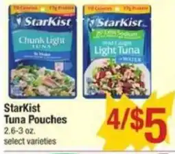 Shaw's StarKist Tuna Pouches offer