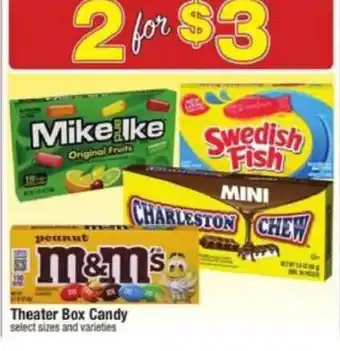 Shaw's Theater Box Candy offer