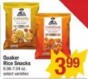 Shaw's Quaker rice snacks offer