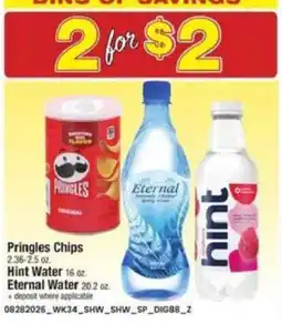 Shaw's Pringles Chips offer