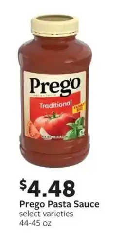 Fareway Prego pasta sauce offer